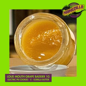 Loud Mouth Grape Badder 1g - Cannabis Maine Medical Only
