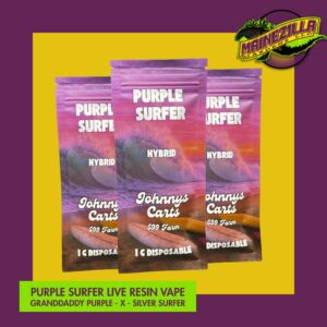 Purple Surfer Live Resin Disposable 1g (Rechargeable)