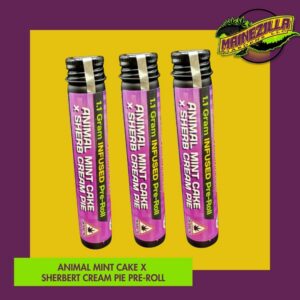 Animal mint cake and Sherb cream pie